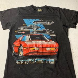 Top Half Vintage Car Graphic T-Shirt